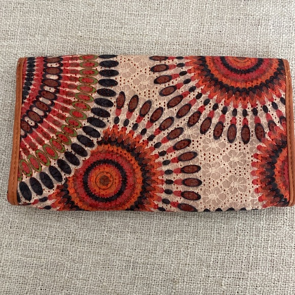 OKPTA Clutch Purse Vibrant Colors and Pattern - Picture 2 of 14